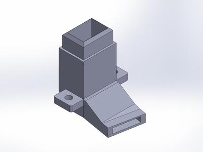 Nozzle cooling duct for QIDI