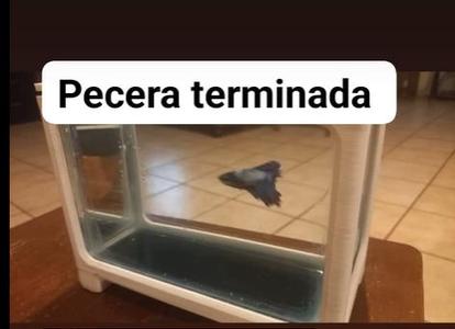 soporte para pecera con tapa