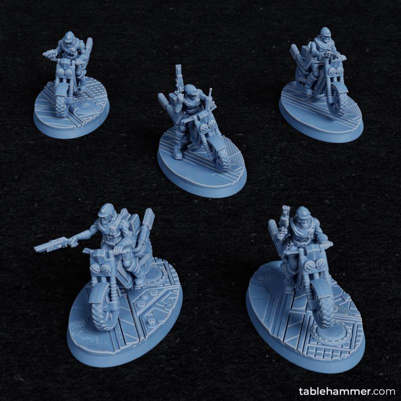 Combineer Raiders - human engineer bikers