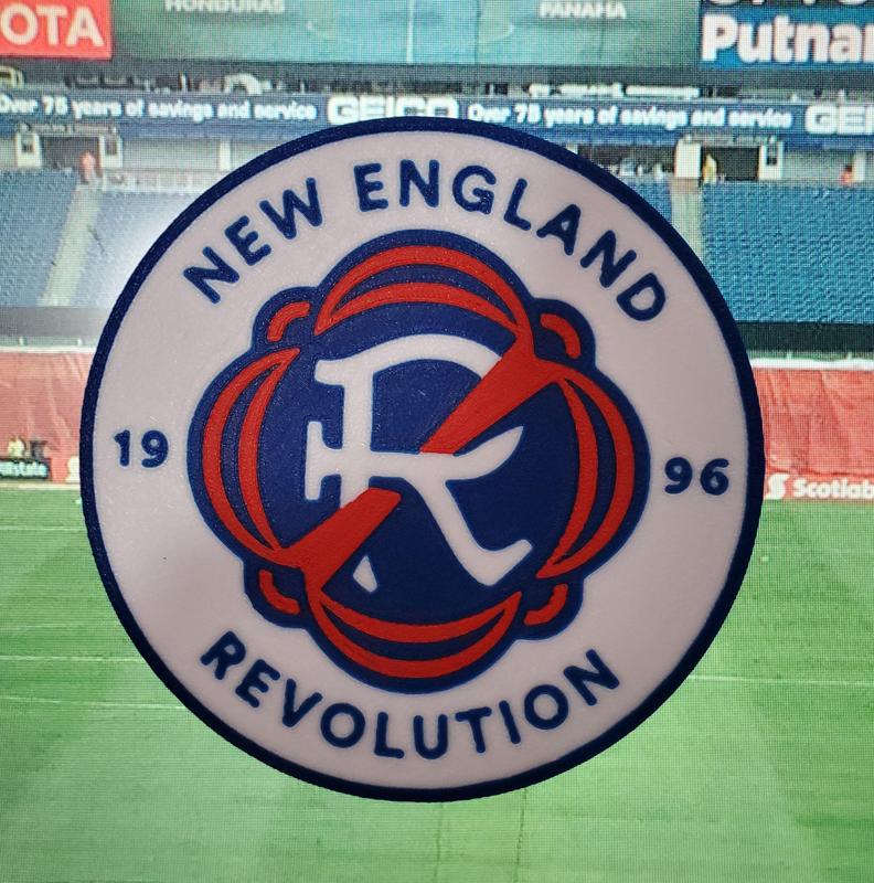 AMS / MMU New England Revolution coaster or plaque