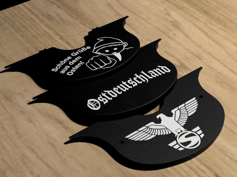 Simson KR51 Schwalbe Control Panel Cover - 3-Piece Set