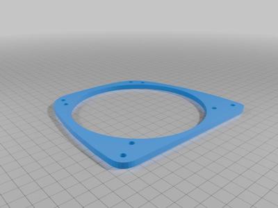 BASES Y TAPA PARA BOCINAS DE 5.75 (OEM HD) EN LOW FAIRING DE MOTOCICLETAS TOURING