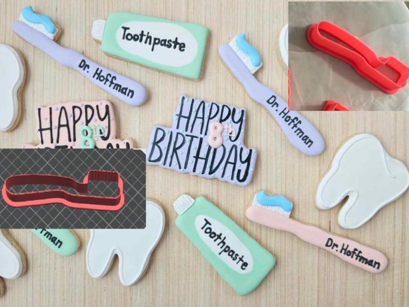 Toothbrush Cookie Cutter