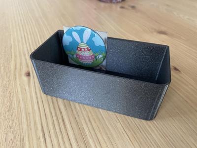 Magnetic storage box for fridge