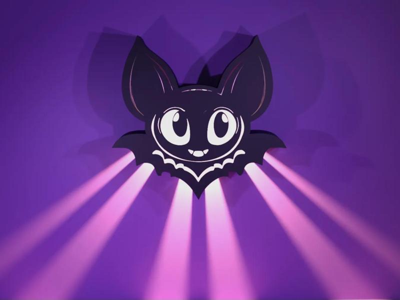 Cute Bat NightLight Lamp