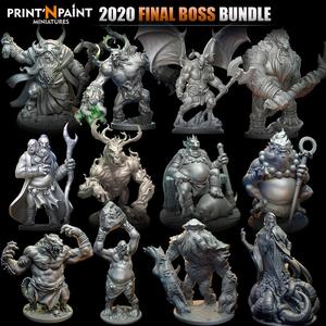 2020 Final Boss Bundle - Print'N Paint Miniatures
