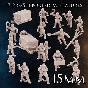 15mm - Egyptian Slaves - Ancients