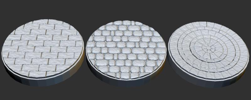25mm Stone Bases for Miniatures