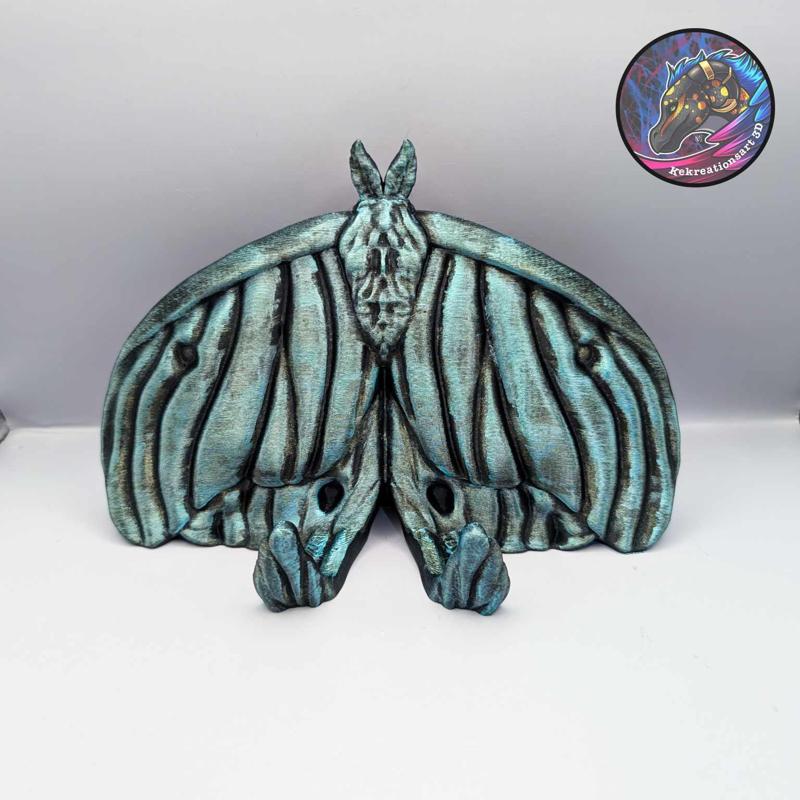 luna moth book stand