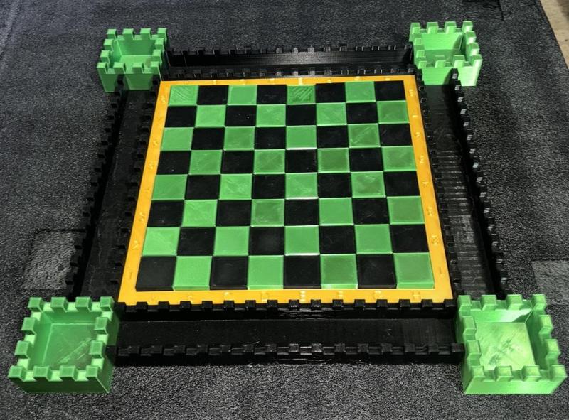 Castle Chess Board