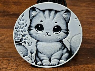 Cute Cat Coaster