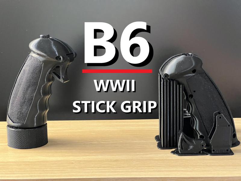 P-51 Mustang Joystick Grip by @TheSimNet