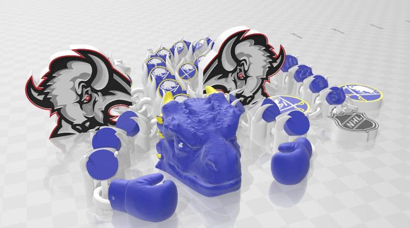 flexi print buffalo sabers dragon