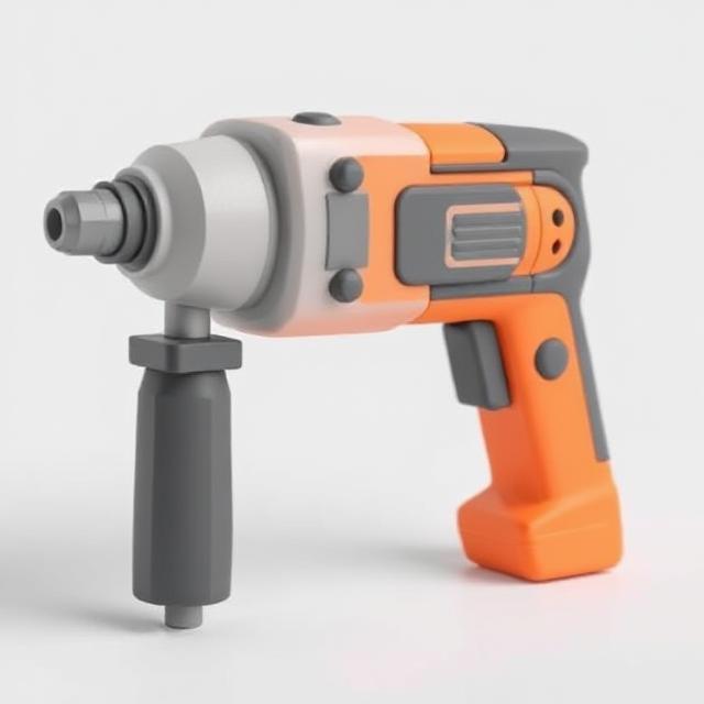 Drill Machine - Functional and Industrial Desk Decoration