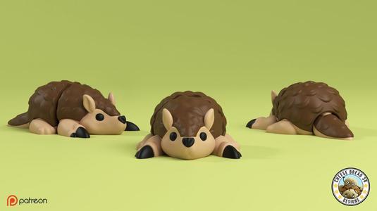 Mini Flexi Armadilo - (3MF / No Support)