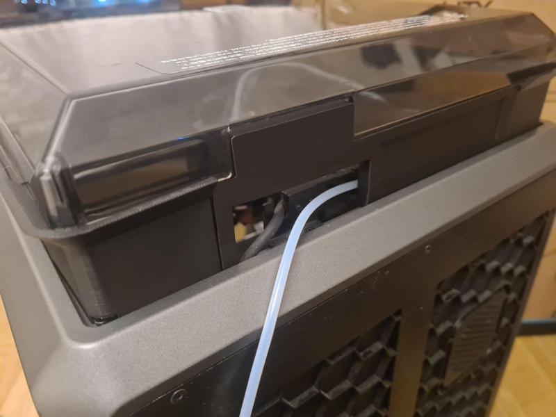 Creality K1 Riser Top Glass Back Hole Fill