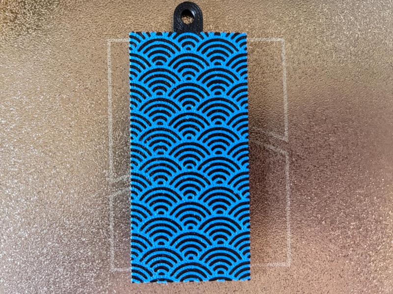 Traditional Japanese pattern (Seigaiha)