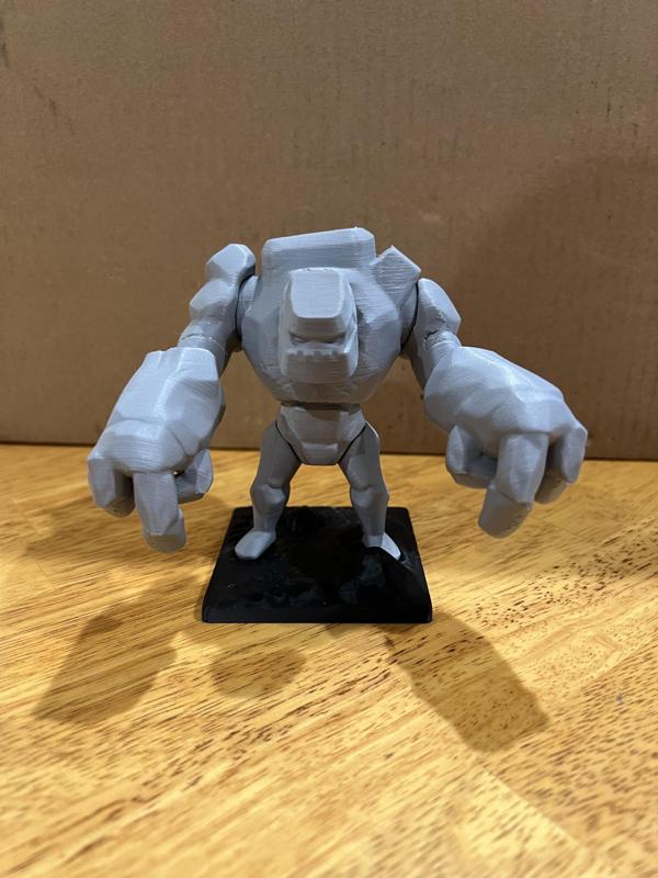 Clash of Clans Lvl 1 Golem (separate parts)