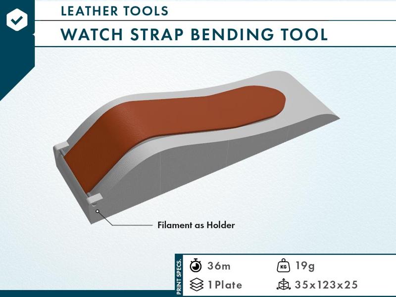 Leather Watch Strap Bending Tool