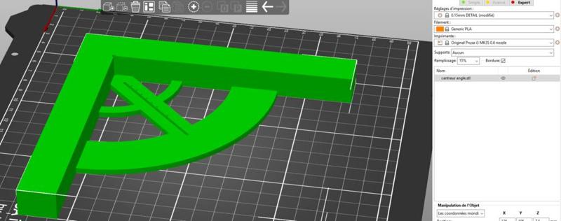 guide de centrage perçage (corner gauge for center drill)