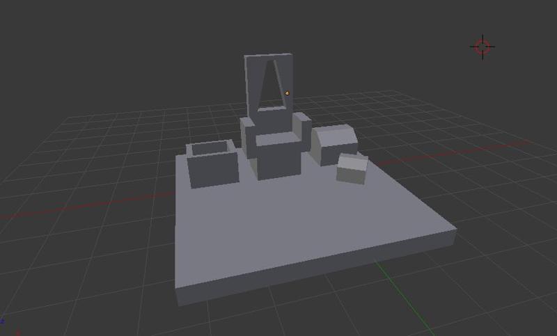throne with treasures