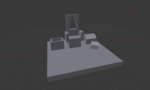 throne with treasures