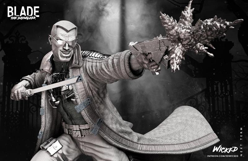 Wicked Marvel Blade Sculpture: Tested and ready for 3d printing