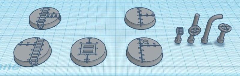 32mm Starship/Manufactorum Bases