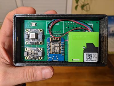 Air quality sensor case