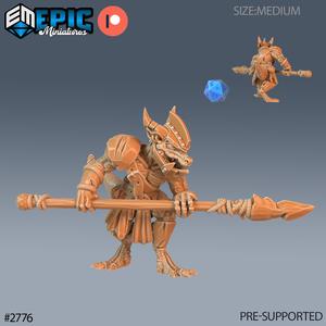 Kobold Tribe Spear ‧ DnD Miniature ‧ Tabletop Miniatures ‧ Gaming Monster ‧ 3D Model ‧ RPG ‧ DnDminis ‧ STL FILE