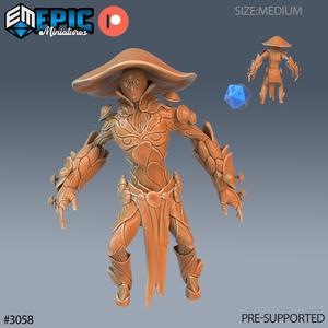 Mushroom Folk ‧ DnD Miniature ‧ Tabletop Miniatures ‧ Gaming Monster ‧ 3D Model ‧ RPG ‧ DnDminis ‧ STL FILE