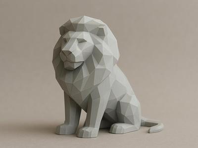 GEOMETRIC LION