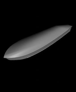 1/72 Scale 77 Ft Elco PT Boat Hull Waterline.stl