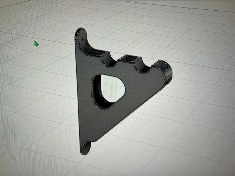 Oil hose support bracket   