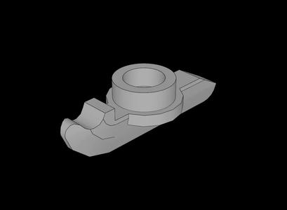 Lego Compatible (93555.dat) Minifig Skate   