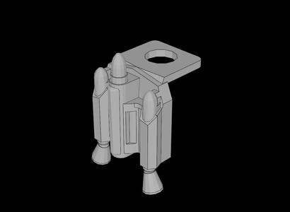 Lego Compatible (64802.dat) Minifig Jet Pack with Nozzles   