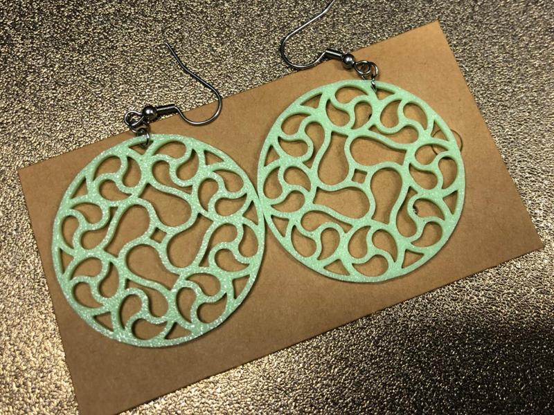 Mandala earrings #6 no AMS 0.4 mm nozzle