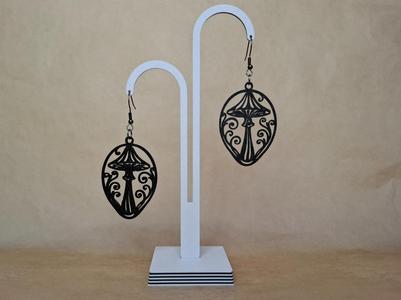 Mystic Mushroom Filigree Earrings