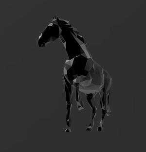 Horse A9 - Low Poly - Excellent Design - Decor