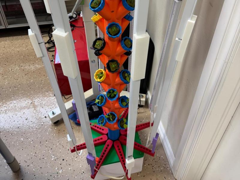 Light Mount for Indoor Hydroponic Garden