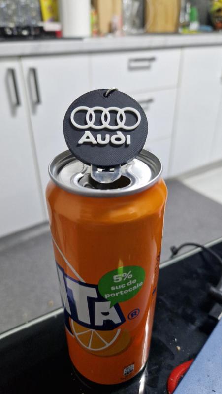 Dose opener keychain - Audi 3d