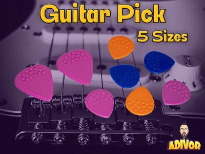 Grip Guitar Pick 5 sizes