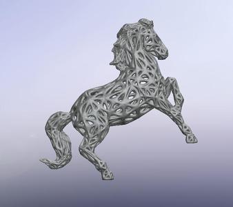 Horse 05 - Spider Web Parametric