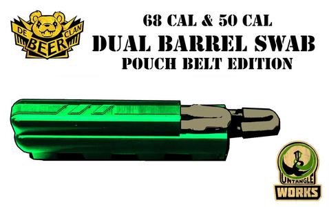 paintball 68 cal and 50 cal barrel swab belt case pouch holder