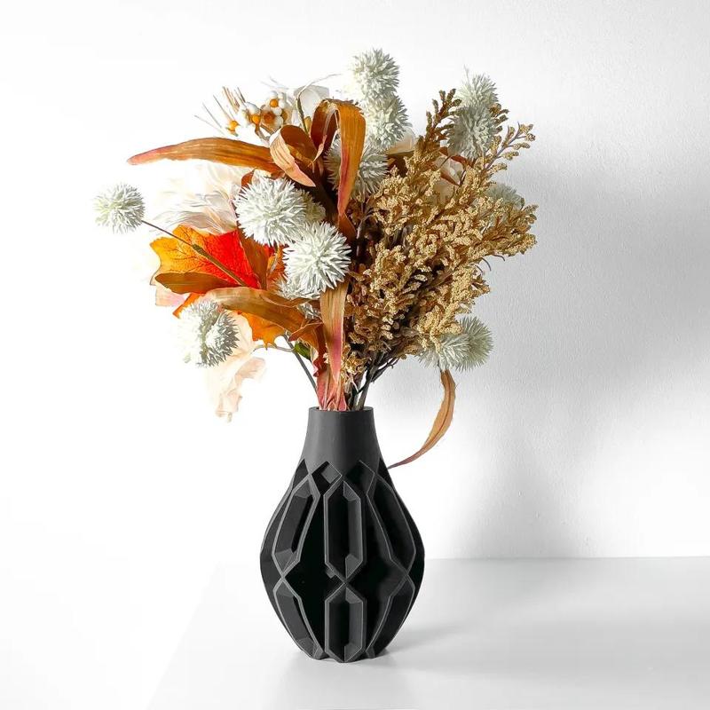 The Vesperi Vase, Modern and Unique Home Decor for Dried and Preserved Flower Arrangement  | STL File   