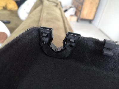 Opel Adam back shelf holder part   