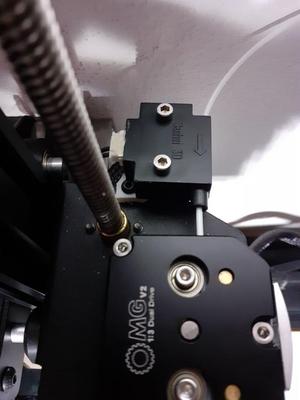Sunlu S8 Dual Drive OMG v2 filament sensor adapter