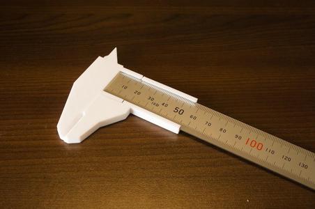 Calipers attachment for a ruler, Snap fit remix