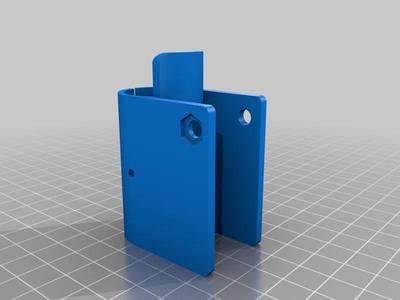 Twin rake hinge