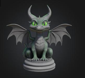 Anime Dragon Chess Set Ember Reign